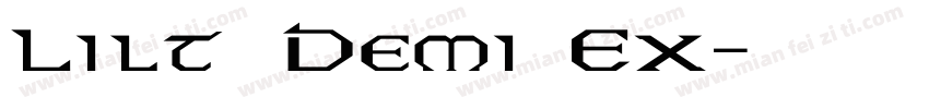 Lilt Demi Ex字体转换